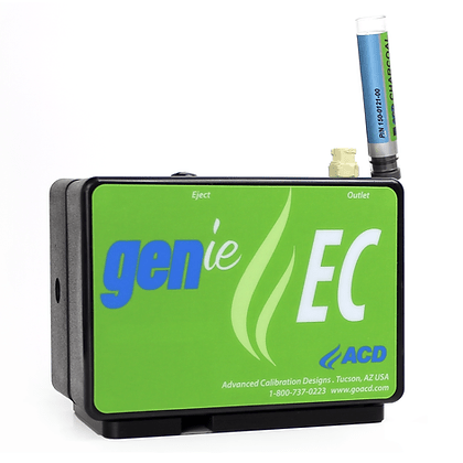 Acd Genie EC Calibration Gas Generator | Gas Source | Chlorine Dioxide | Hydrogen Cyanide | Hydrogen Sulfide | Nitrogen Dioxide | Uk Distributor | Spantech Products | Order Online | Buy Now | International Delivery