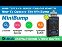 MiniBump Operation - Calibrate and bump test with the Minibump | gas calibration | uk distributor | spantech products
